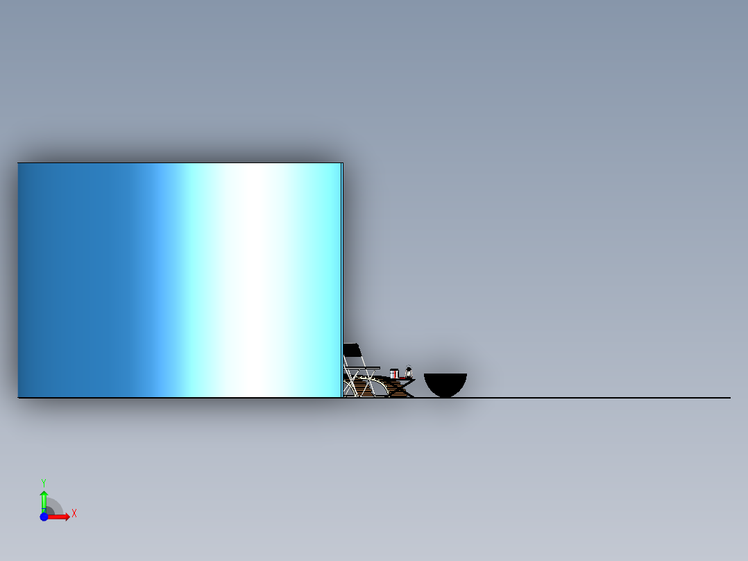 现代露营组合STP前视图