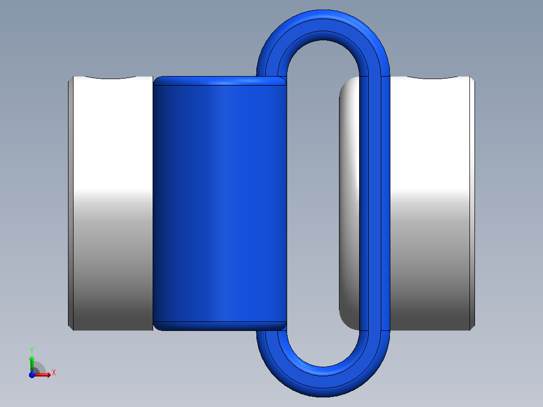 8字型编码器联轴器前视图