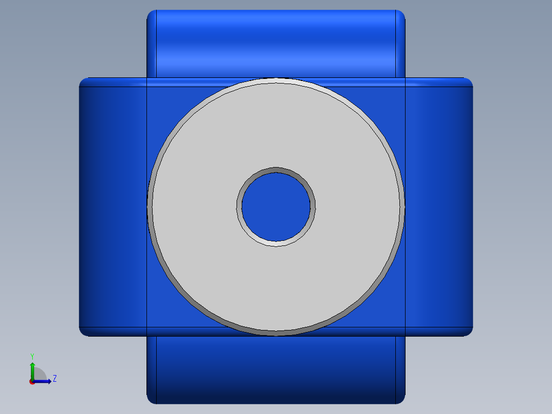 8字型编码器联轴器左视图