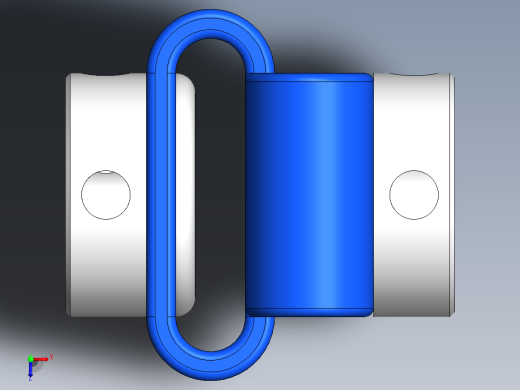 8字型编码器联轴器俯视缩略图