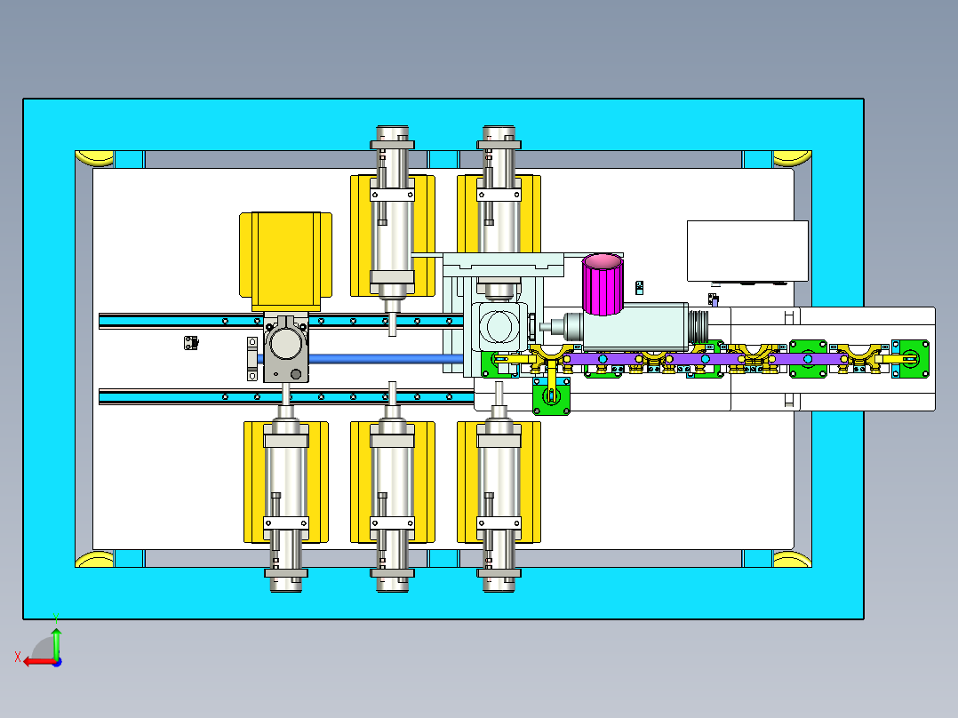 自动吸料机、上料机后视图