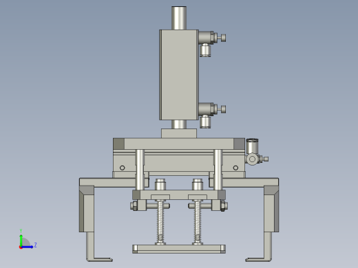 平移抓料组件左视缩略图