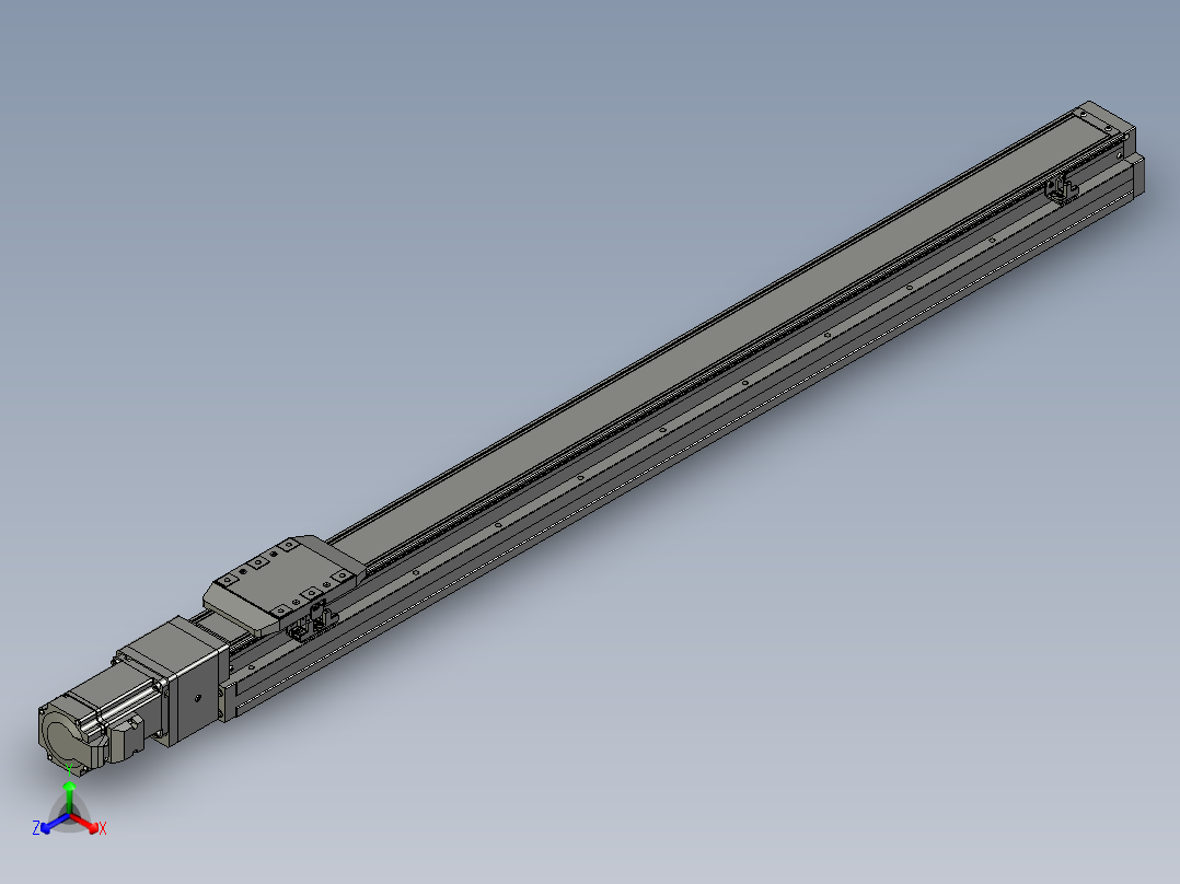 伺服轴CTH8-L10-900-BC-P20-C4主视图