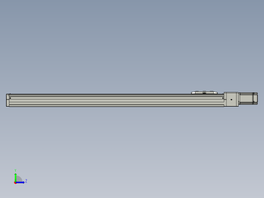伺服轴CTH8-L10-900-BC-P20-C4左视缩略图
