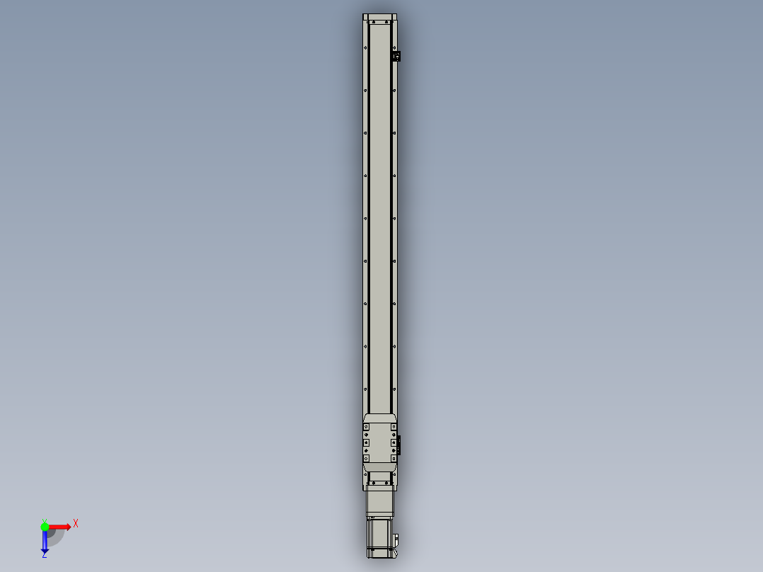 伺服轴CTH8-L10-900-BC-P20-C4俯视图