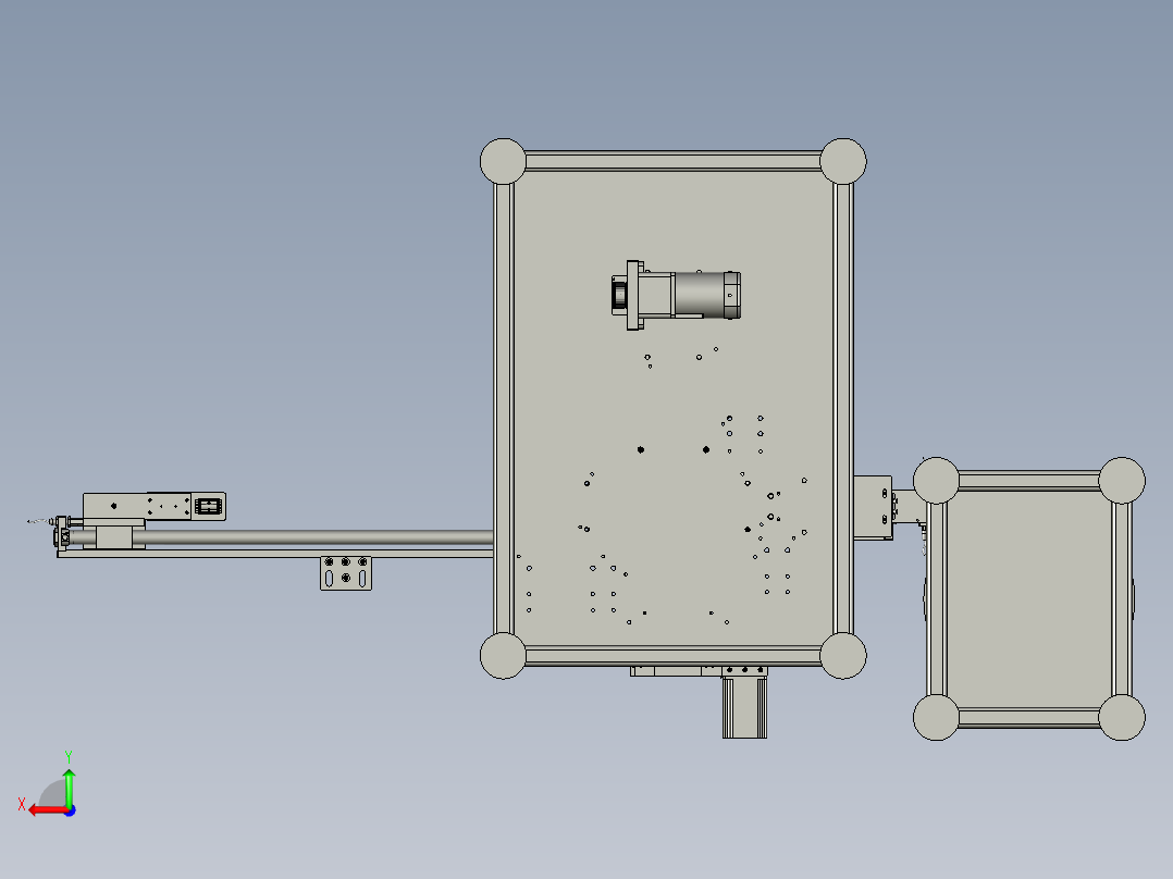 M4螺丝预锁部分后视图