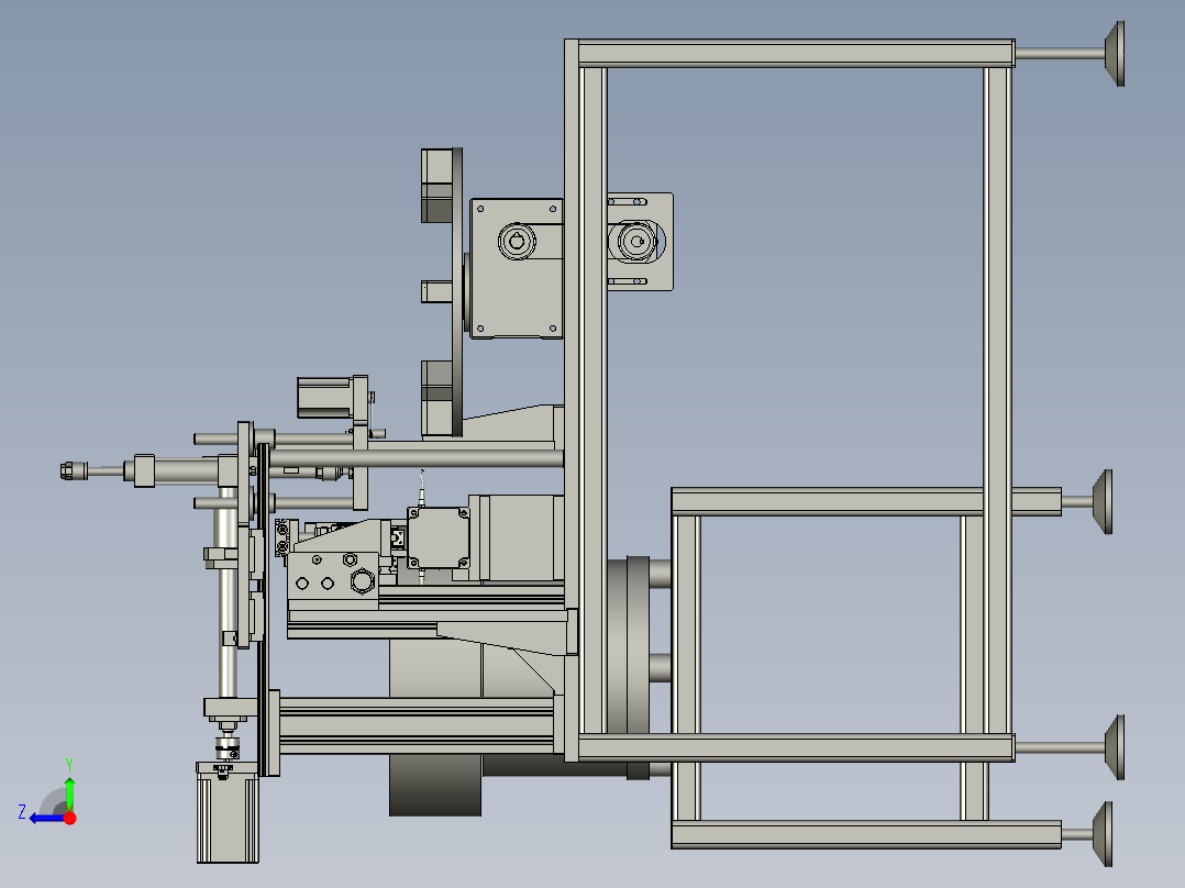 M4螺丝预锁部分右视图