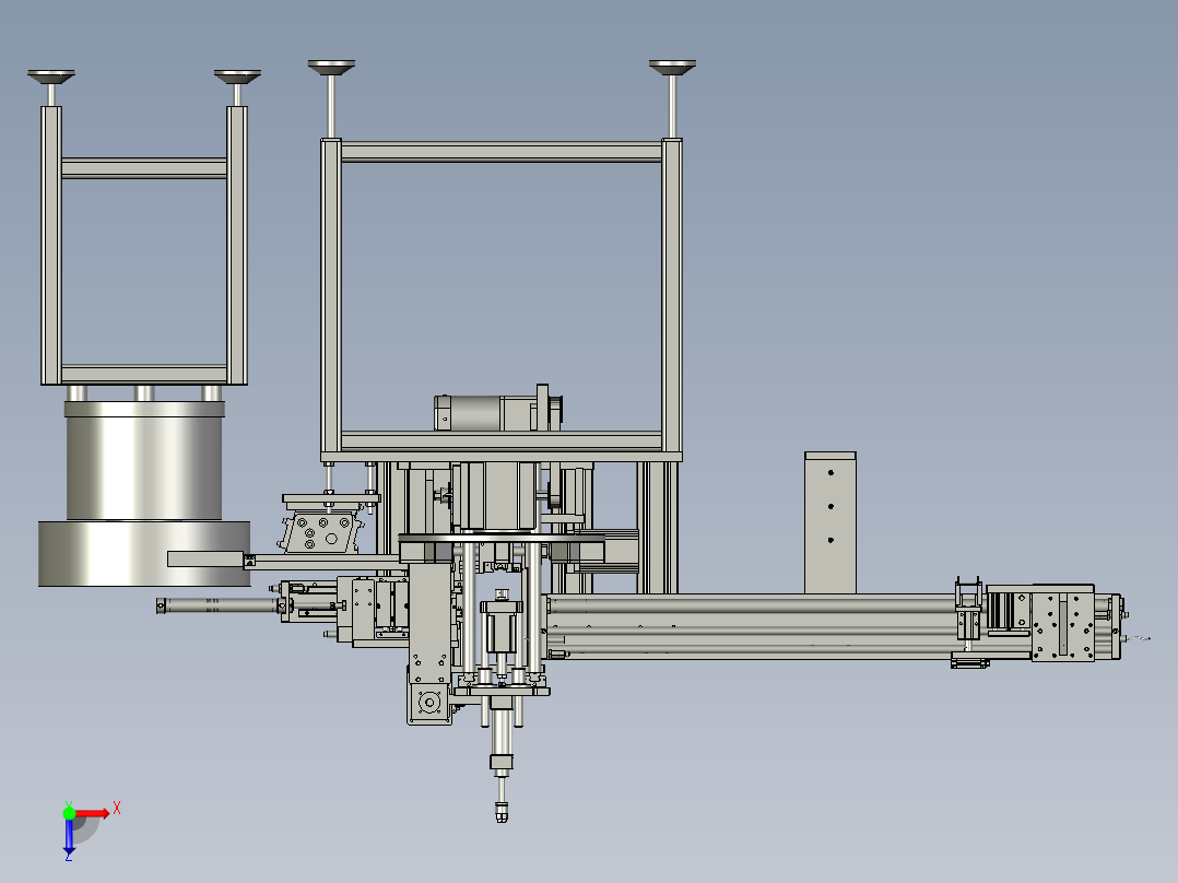 M4螺丝预锁部分俯视图