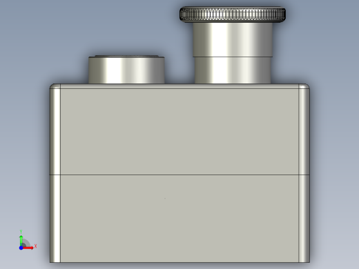 二连按钮盒装配前视缩略图