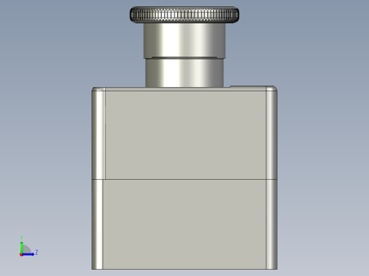 二连按钮盒装配左视缩略图