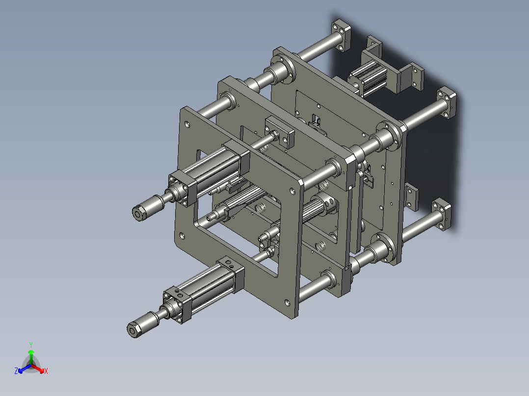 打螺丝机构主视图