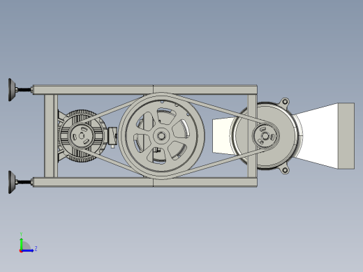 粉体生产与冲击式粉碎机左视缩略图