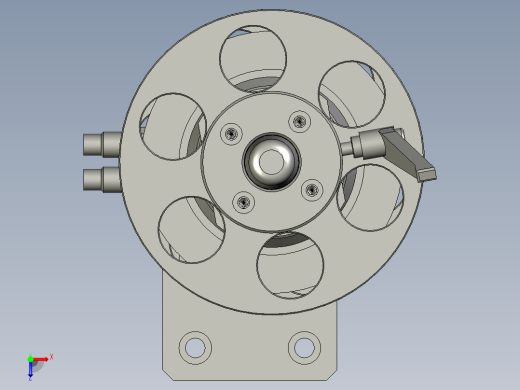 标签料盘机构020303俯视缩略图
