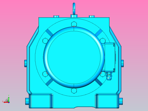 R87斜齿轮减速机[R87-Y1.5-6P-140-M1-Ⅲ]后视缩略图