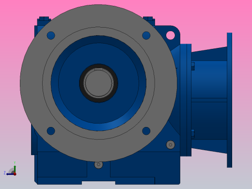 SF87ZP蜗轮蜗杆减速机SF87-16.39-M1-A-P132右视缩略图