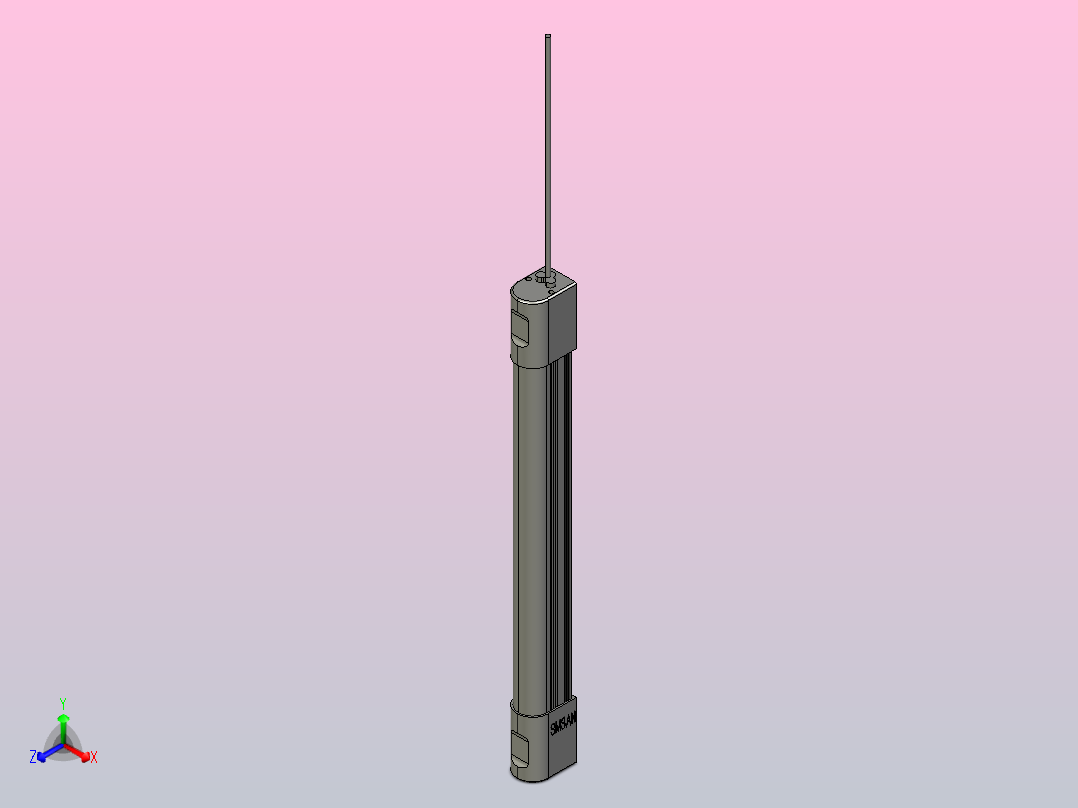 SM-GK2-10照明灯 机柜照明灯 照明灯带行程开关带强磁配电柜主视图