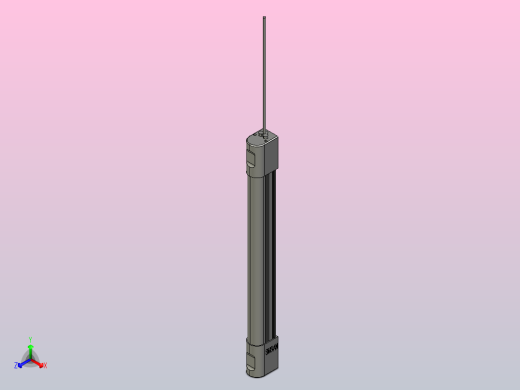 SM-GK2-10照明灯 机柜照明灯 照明灯带行程开关带强磁配电柜正等轴测缩略图
