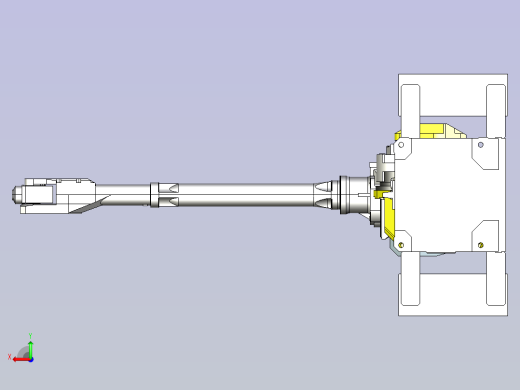 发那科M-710iC20L机器人三维数模后视缩略图