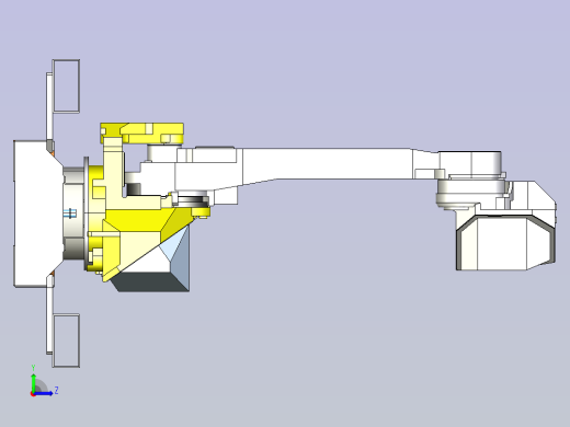 发那科M-710iC20L机器人三维数模左视缩略图