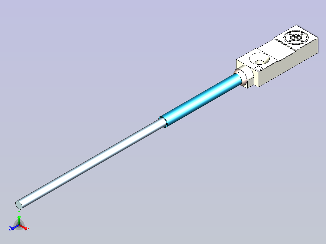 深浦接近传感器 DT-QM010U正等轴测图