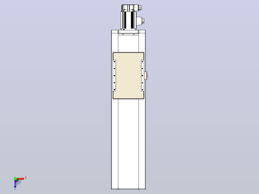 滚珠丝杠直线轴带导轨全封闭TPA-HCR-220D-3210C-L550-M-Y-P1K-N3俯视缩略图