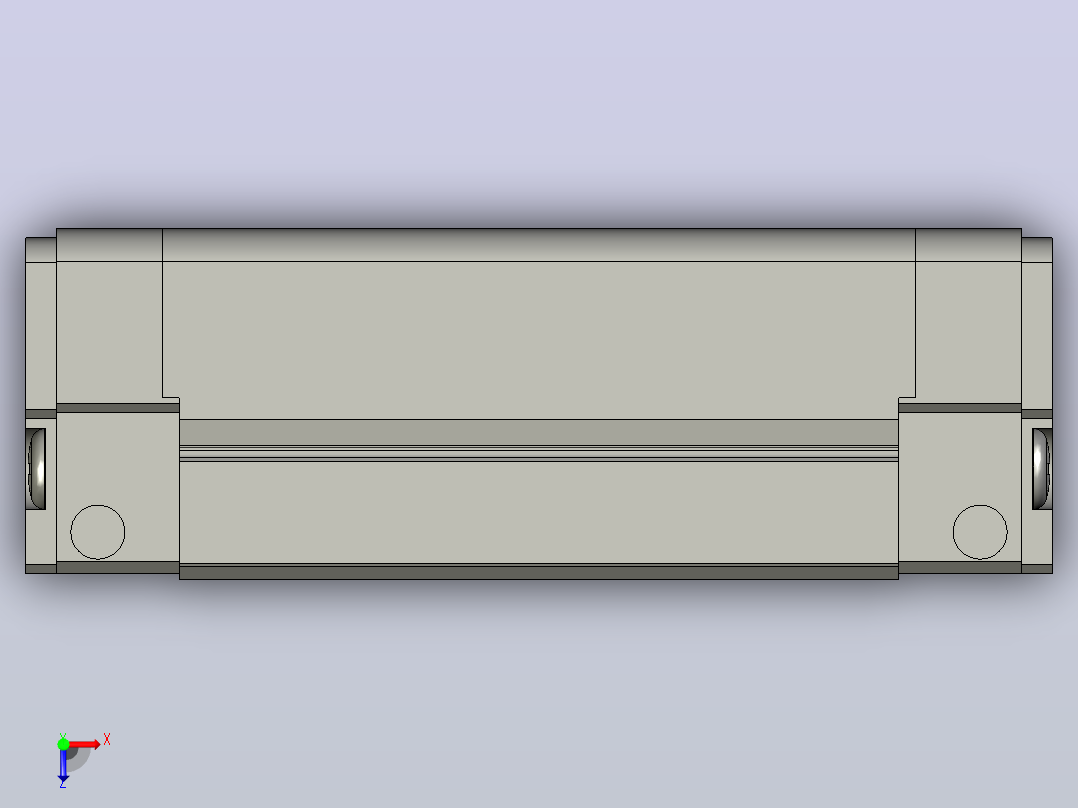 thk滑块SSR15 X W 1 SS-1俯视图