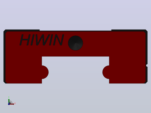 滑块MGN15H（HIWIN）前视缩略图