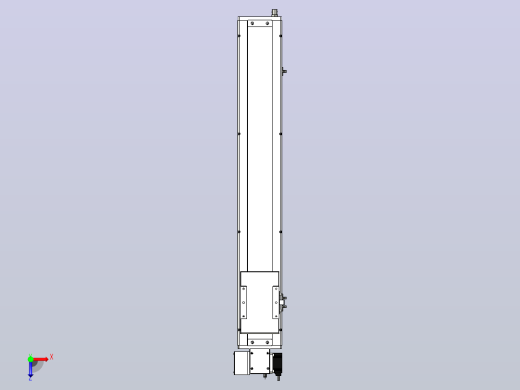 SCM14-700-LD滚珠花健、支撑座、滚珠丝杠、交叉导轨、直线模组俯视缩略图
