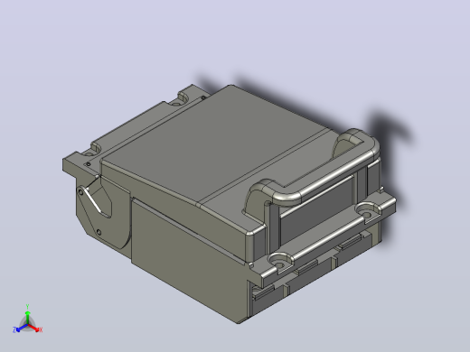 HR6-250_31Ⅱ 3P熔断器式隔离开关三维模型202011