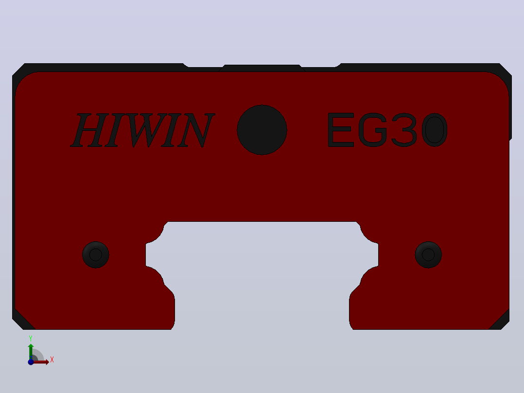 滑块EGH30CA（HIWIN）前视图