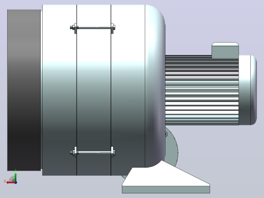 HTB100-304 4-stage透浦式多段式鼓风机[HTB-100-304]后视缩略图