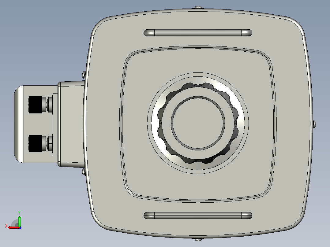 TDGC2-10接触调压器三维模型202011后视图