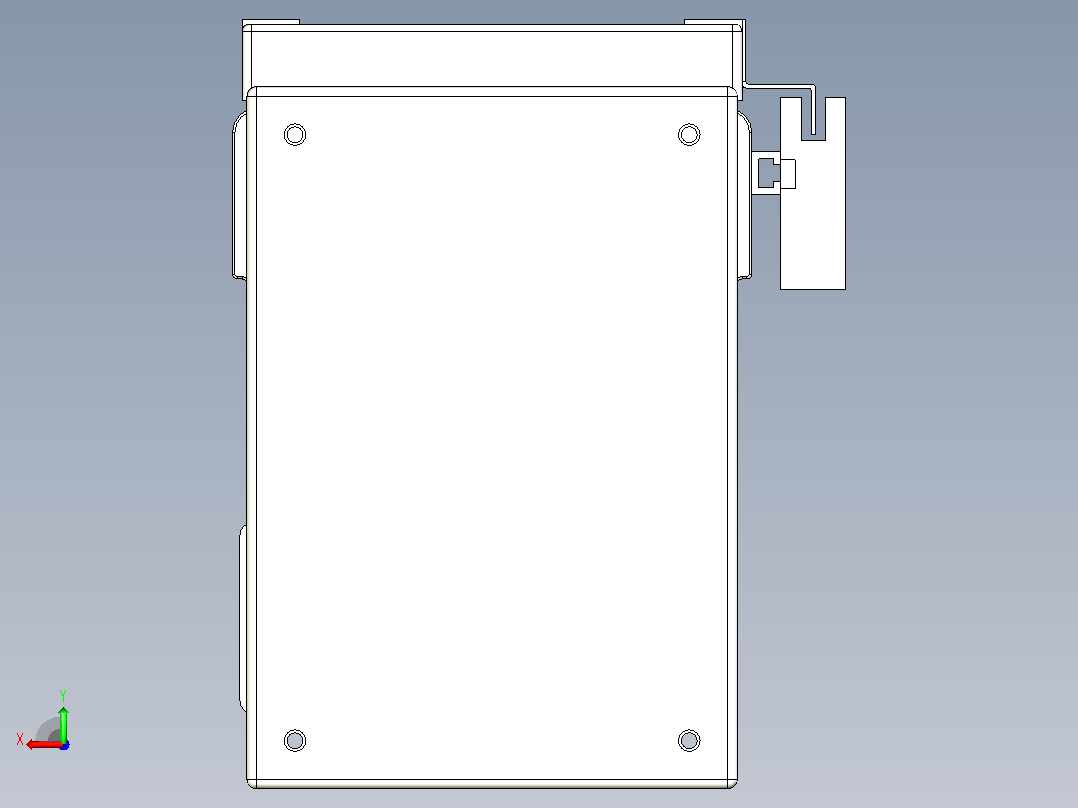 MCH12无尘螺杆滑台[MCH12-L#-200-BM-P20-C3]后视图