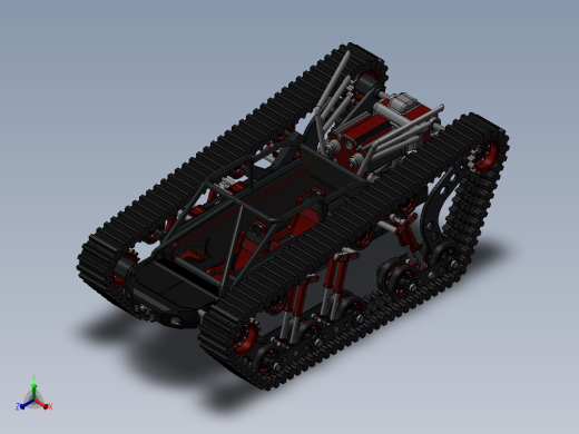 履带车正等轴测缩略图