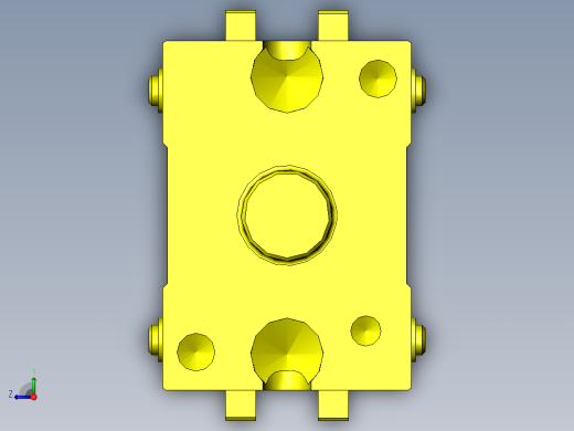 带定位功能的卡盘机构俯视缩略图
