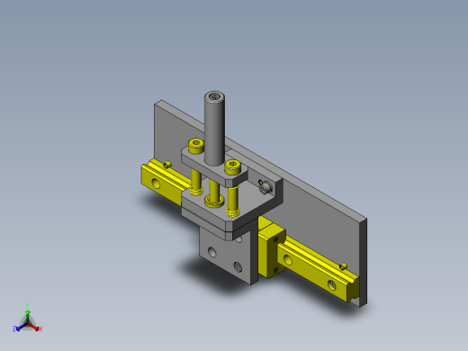 位置确认销正等轴测缩略图
