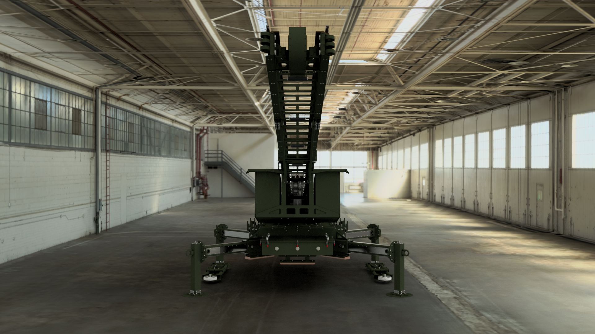 军用无人机发射系统