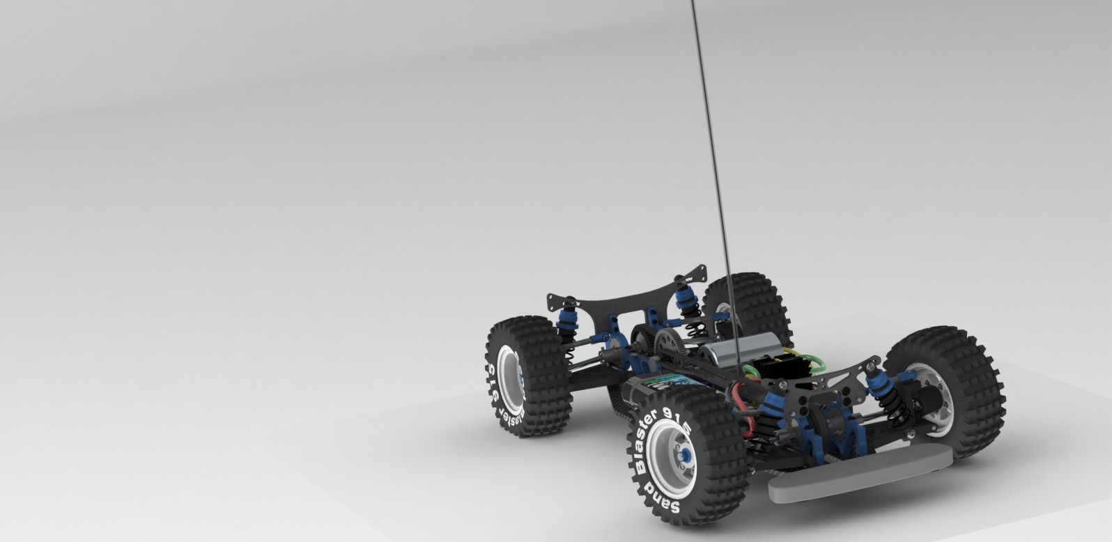 Xray T2电动遥控车RC底盘骨架3D模型图纸 Solidworks设计 附STEP