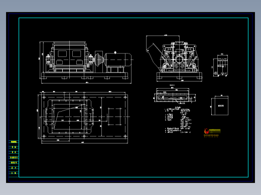 锤式破碎机图纸