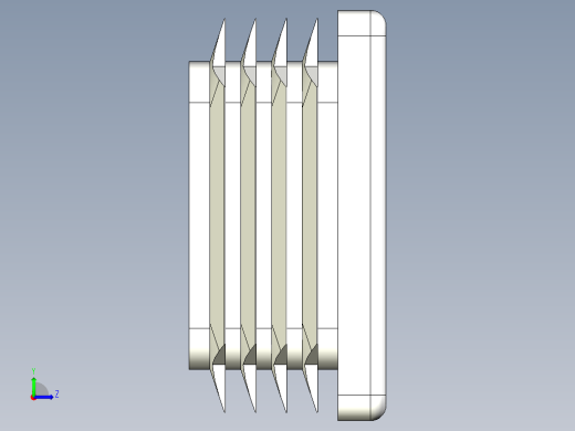 inventor 管盖左视缩略图