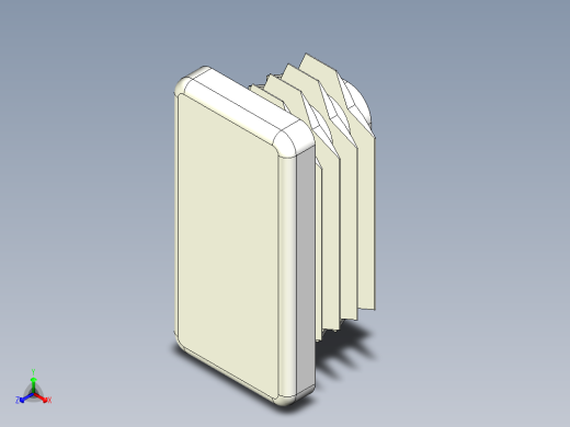 inventor 管盖正等轴测缩略图