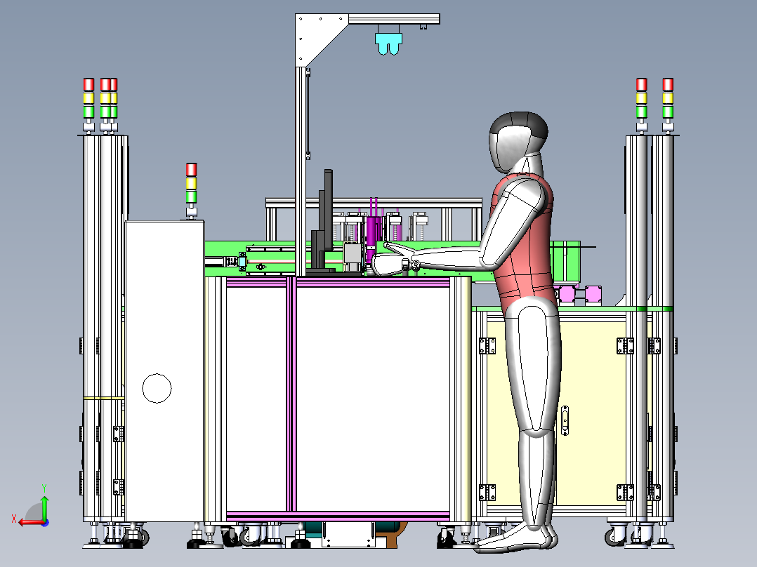07 苹果音箱后盖组装流水线+工程图后视图