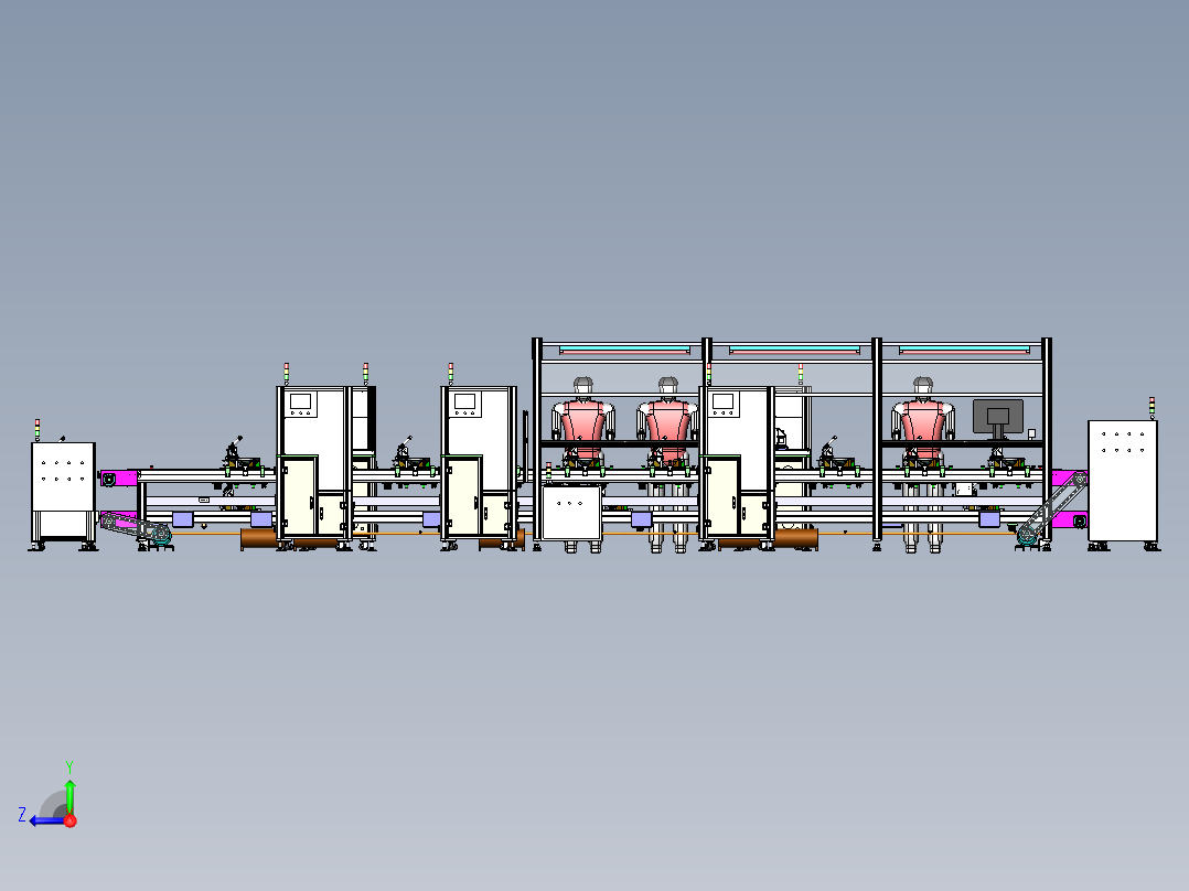 07 苹果音箱后盖组装流水线+工程图右视图