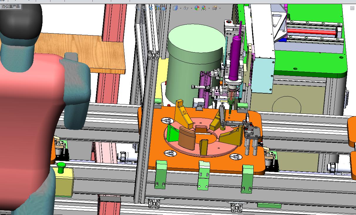 07 苹果音箱后盖组装流水线+工程图