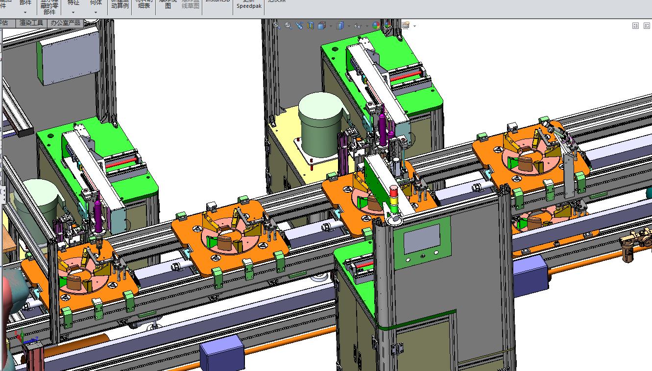 07 苹果音箱后盖组装流水线+工程图