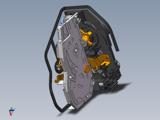 汽车防盗门锁设计