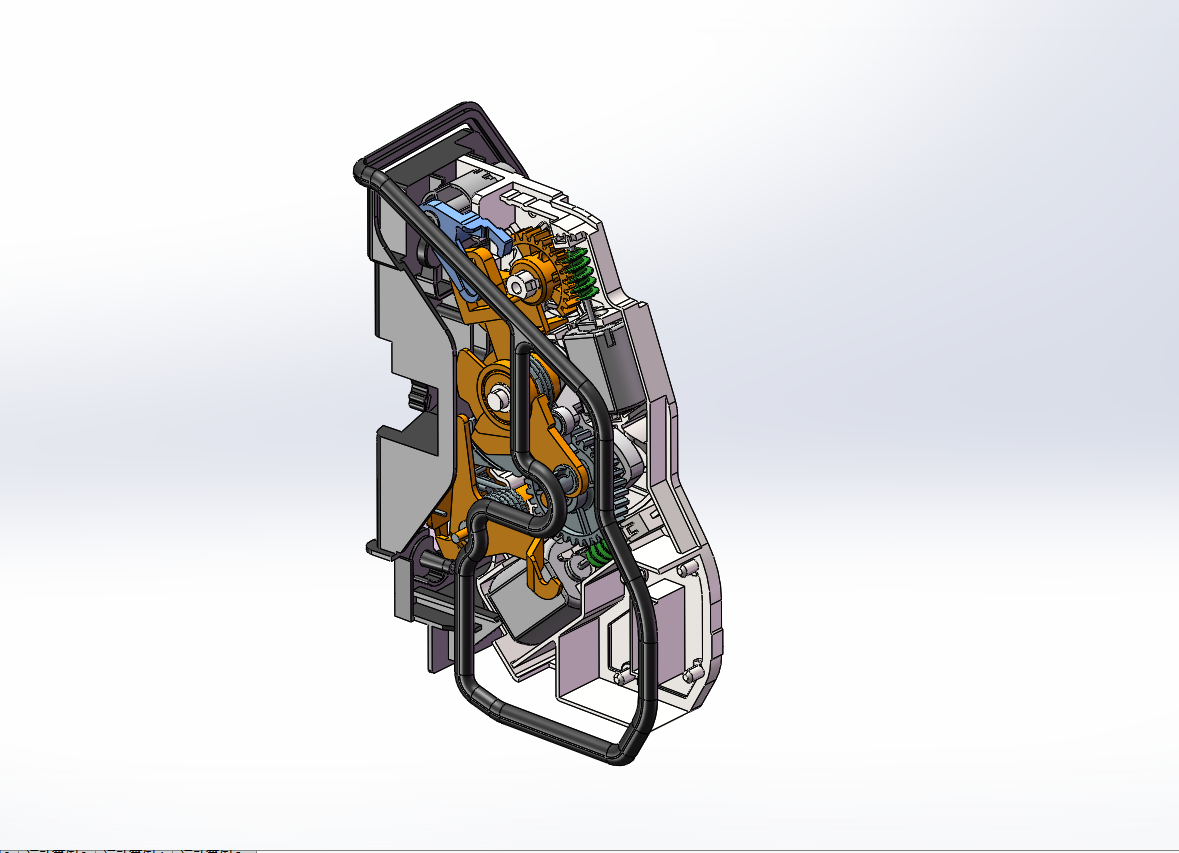 汽车防盗门锁设计