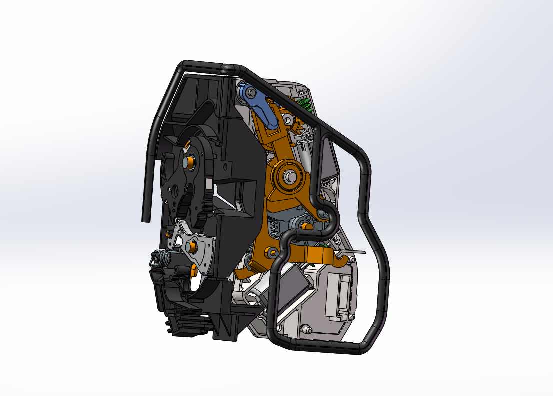 汽车防盗门锁设计