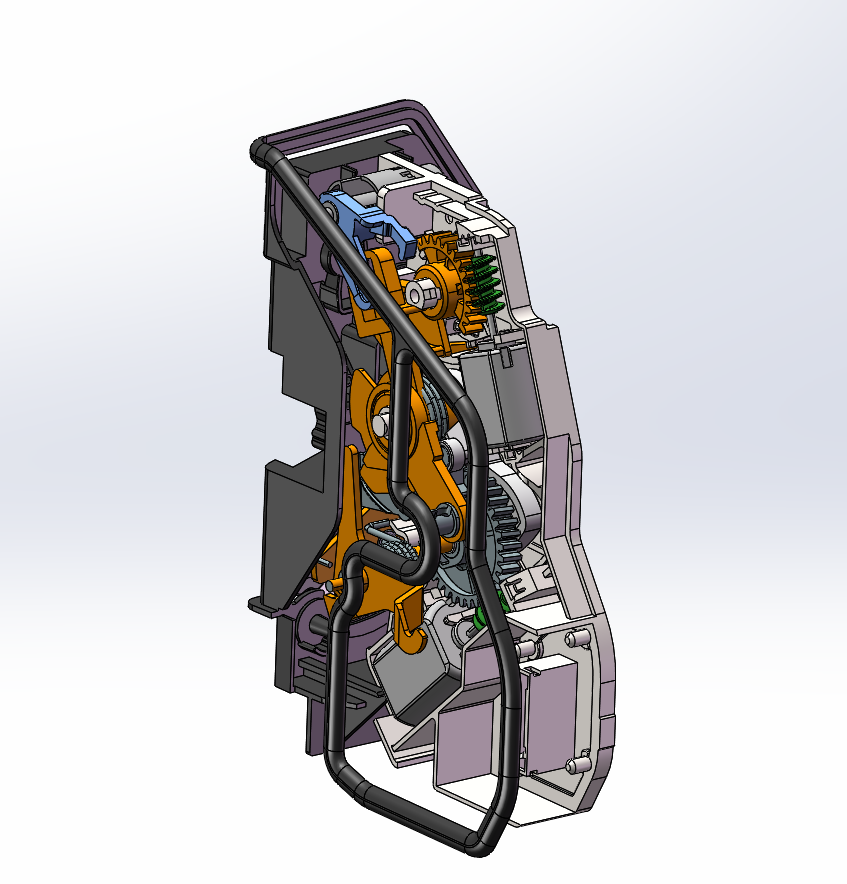 汽车防盗门锁设计