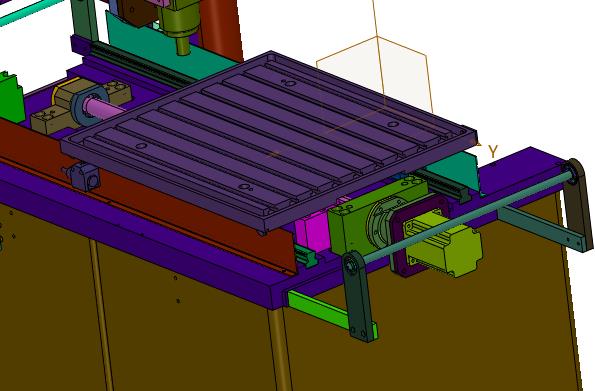 金属件加工落地数控钻铣床